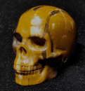 Yellow Leaves Stone Skull